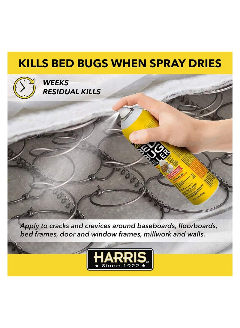 Harris - Harris Bed Bug and Egg Killer 16oz Aerosol Spray - Image 1