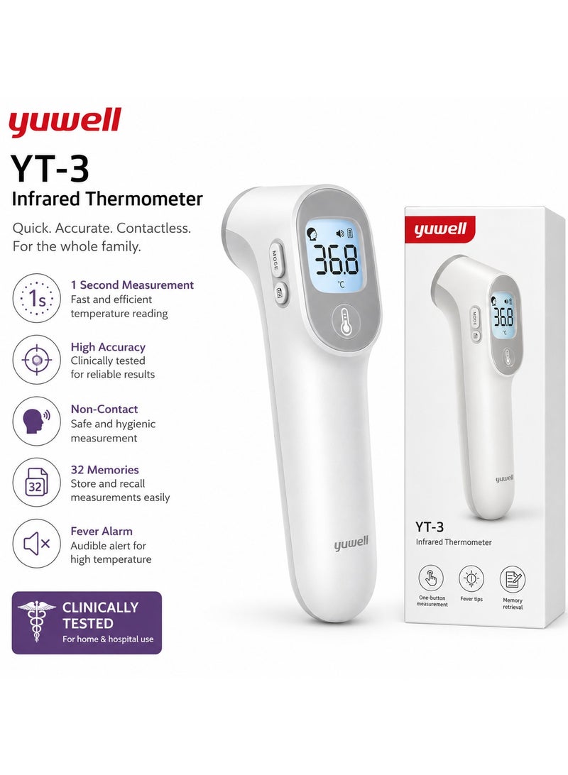 Yuwell Infrared Thermometer YT-3 - Image 3