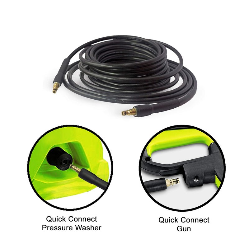 VMTC خرطوم مياه سريع الاتصال (QC-QC) متوافق مع كارتشر "K" سلسلة غسالة السيارات عالية الضغط الملحق K1-K7 (10 متر) - Image 1