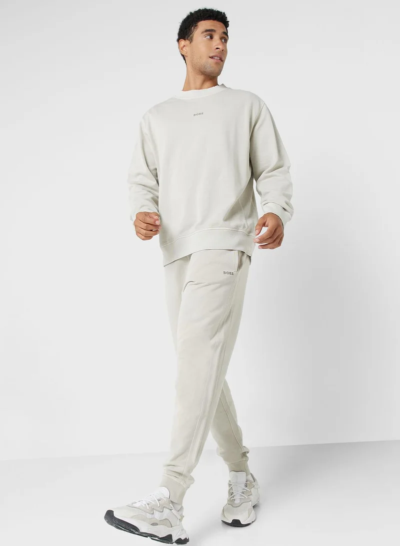 BOSS Logo Crew Neck Sweatshirt