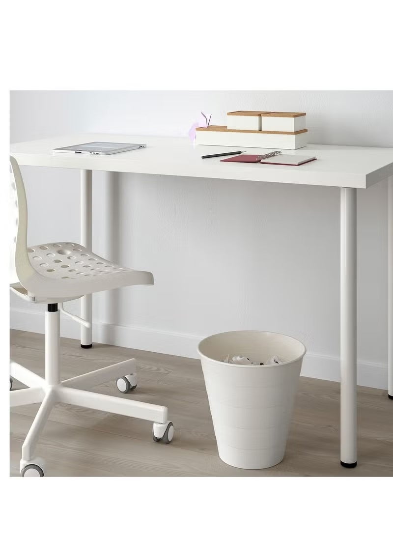 Concept home 4 pieces Trash bin for offices and rooms, White13.5 liter - Image 2