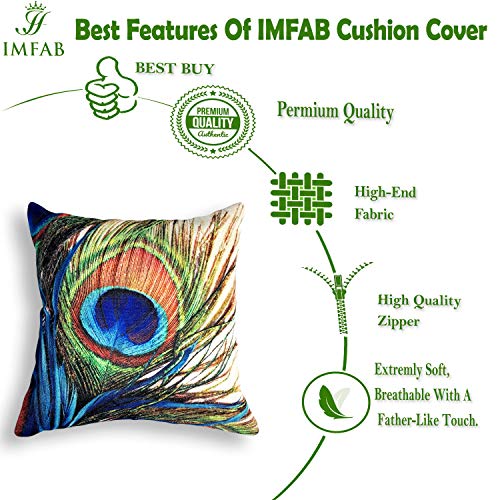 IM FAB IMFAB Set of 5 Decorative Hand Made Jute Throw/Pillow Cushion Covers - (16 X 16 INCHES) - Image 4