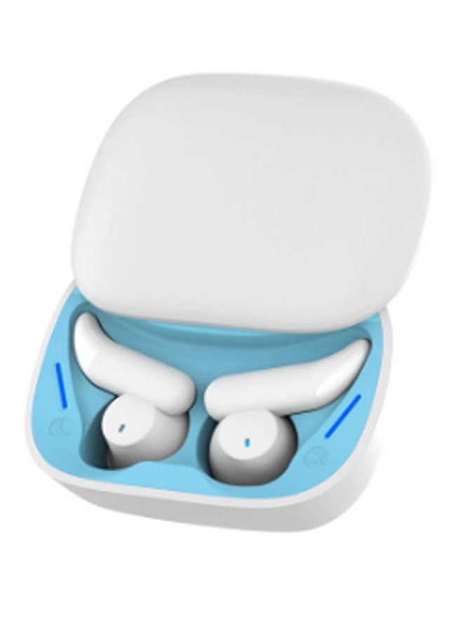 Active Noise Cancelling Sleep True Wireless Earbuds, Invisible, Comfortable, Sound-Isolated, Bluetooth 5.3, Suitable for Sleeping, Side Sleepers, Driving, Cycling, Studying, High-Fidelity Sound Quality, Skin-Friendly Silicone Material for a Comfortable Fit (White) - Image 1