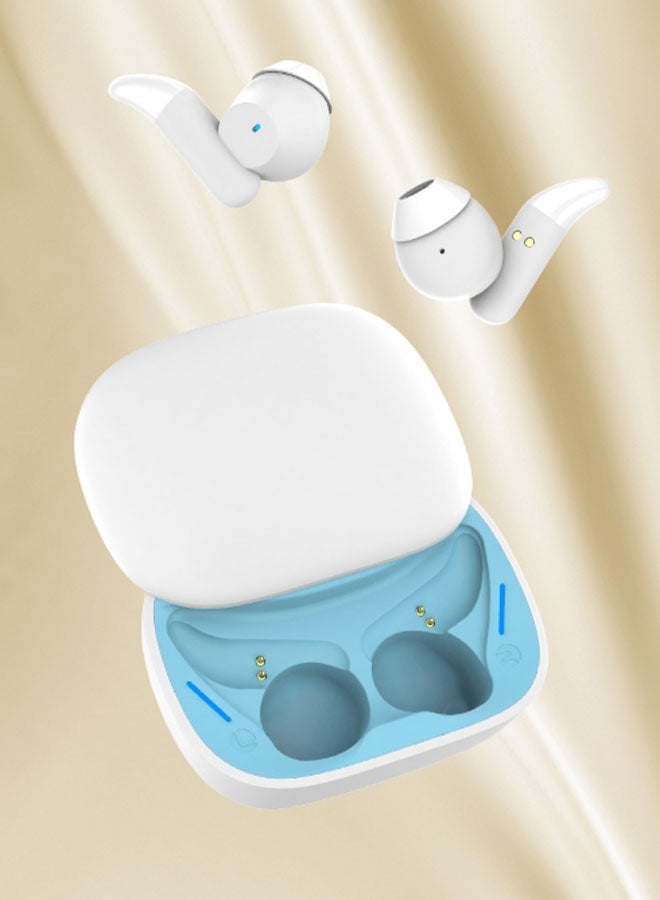 Active Noise Cancelling Sleep True Wireless Earbuds, Invisible, Comfortable, Sound-Isolated, Bluetooth 5.3, Suitable for Sleeping, Side Sleepers, Driving, Cycling, Studying, High-Fidelity Sound Quality, Skin-Friendly Silicone Material for a Comfortable Fit (White) - Image 3