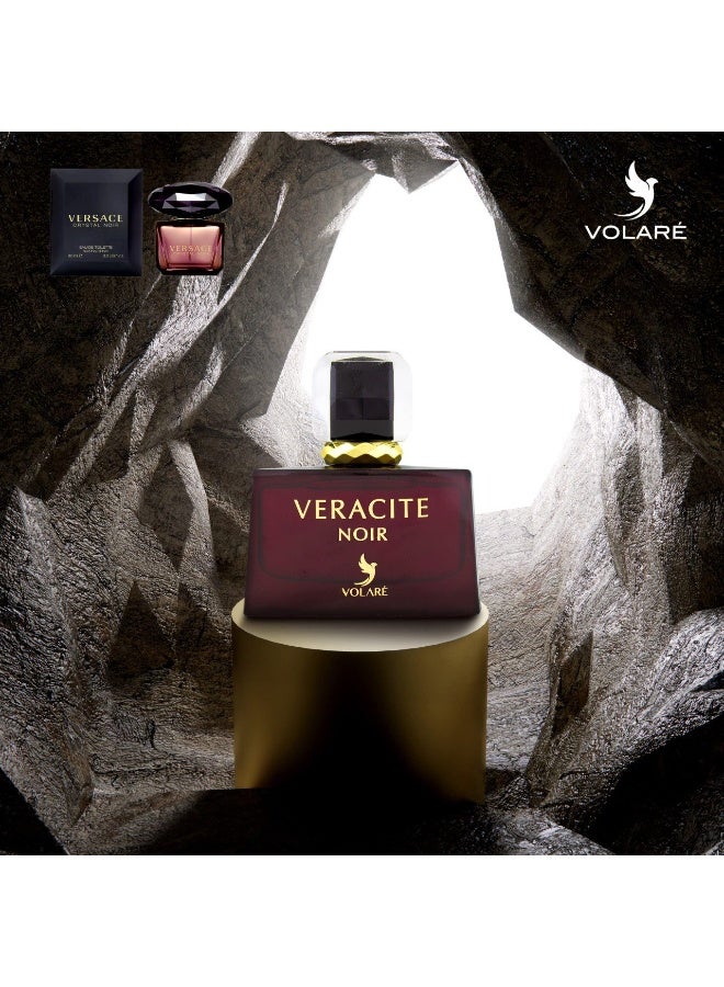 VOLARE Veracite Noir Eau de Parfum Women - 100 ml (Inspired by Crystal Noir) - Image 4