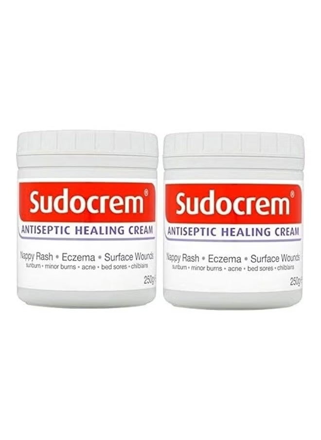 Sudocrem Pack of 2 Antiseptic Healing Cream 250g  - Image 1
