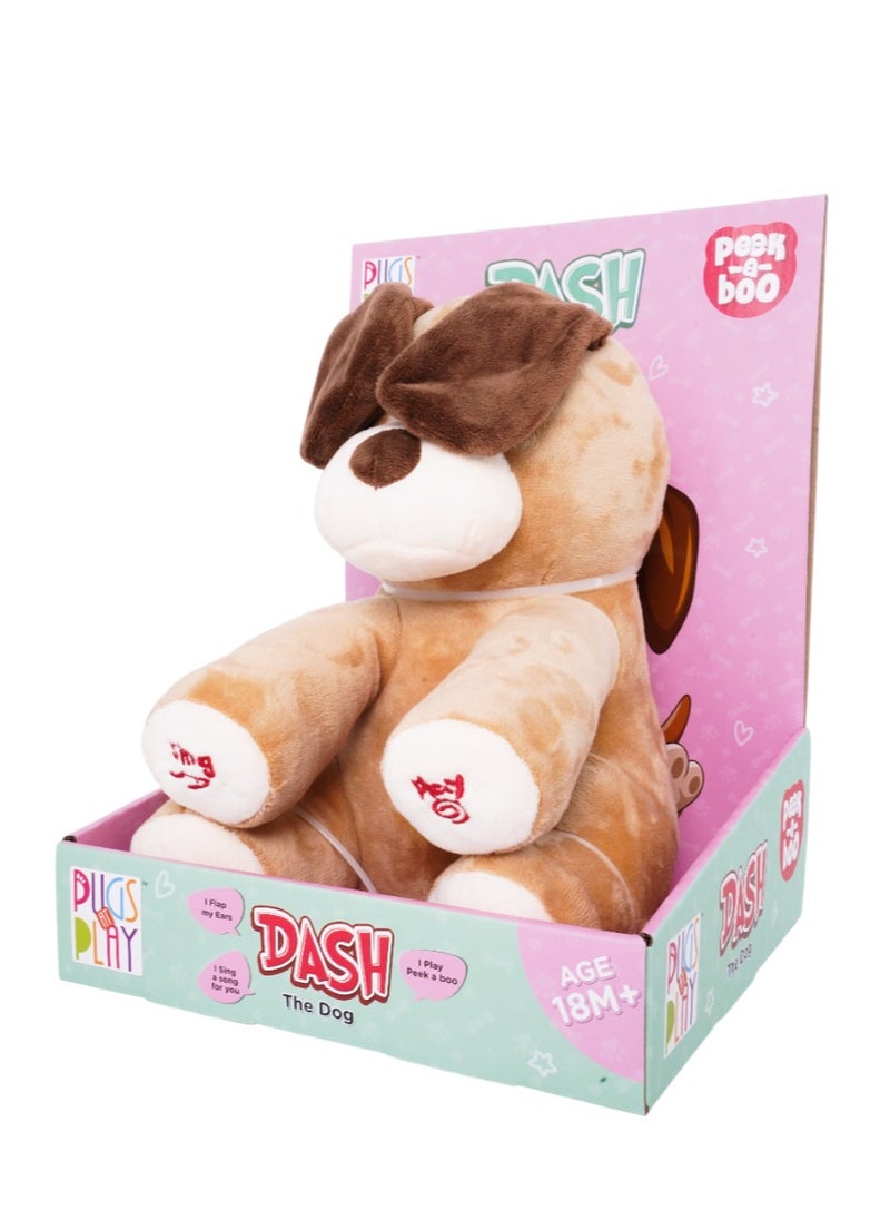 PUGS AT PLAY Pugs At Play Peek A Boo Dash 10-Inches, Battery Operated | Interactive Plush Toy  - Image 5