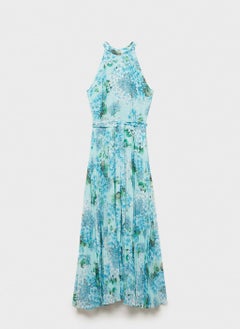 MANGO Floral-Print Pleated Dress  - Image 5