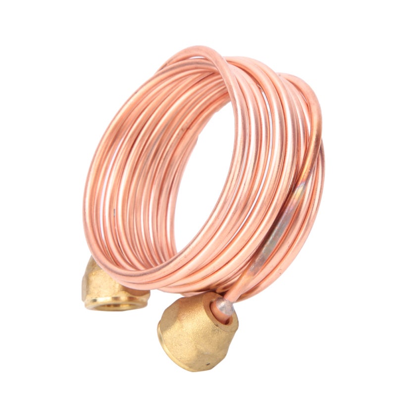 Hongsen Refrigerator Capillary Tube 900mm 1500mm 2000mm Optional Brass Connector G1/4" - Corrosion-Resistant Rustproof Durable Copper Tubing for Air Conditioning Maintenance - Image 4