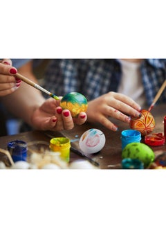 Dan&Darci Egg Squishy Painting Kit - Arts And Crafts For Girls And Boys - Kids Easter Art Activities - Craft Gift For Kids Ages 4 5 6 7 8 9 10 Year Old Girls - Paint 6 Slow Rising Squishies  - Image 2