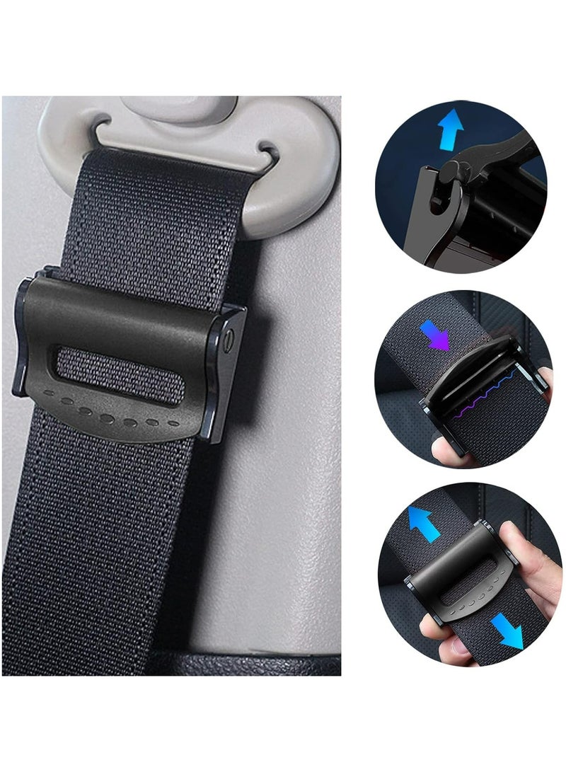 CMGTYYD Car Seat Safety Belt Clip, 4 Pack Seatbelt Adjuster for Adults, Auto Comfort Shoulder Neck Protector Strap Positioner Locking Clip, Car Interior Accessories Universal for Most Vehicles  - Image 2