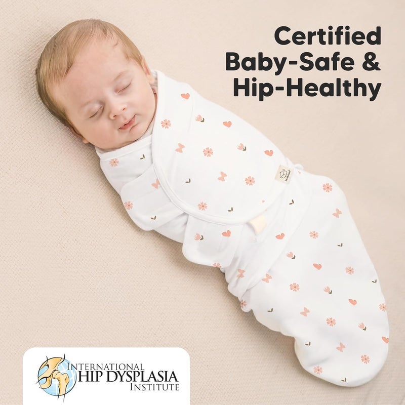 KeaBabies Soothe Zippy Baby Swaddle Sleep Sack - 3-Pack - Image 4