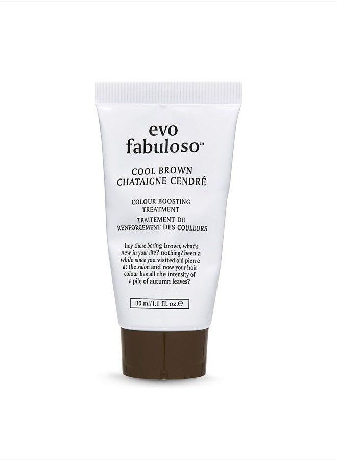EVO Fabuloso - Cool Brown Color Boosting Treatment - Color Care Conditioner for Color-Treated Hair - Helps Maintain Color Depth, Tone & Shine - Travel Size, 30ml / 1.01fl.oz  - Image 1
