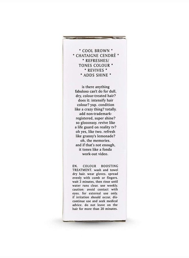 EVO Fabuloso - Cool Brown Color Boosting Treatment - Color Care Conditioner for Color-Treated Hair - Helps Maintain Color Depth, Tone & Shine - Travel Size, 30ml / 1.01fl.oz  - Image 4