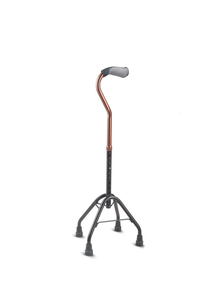 Generic Medical Quad Walking Cane with four feet 