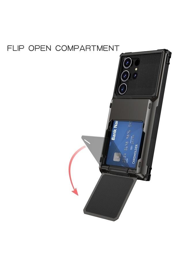 اس-توب جراب لهاتف Samsung Galaxy S24+ 5G، مقاوم للخدش والصدمات، جراب متين متين - Image 2