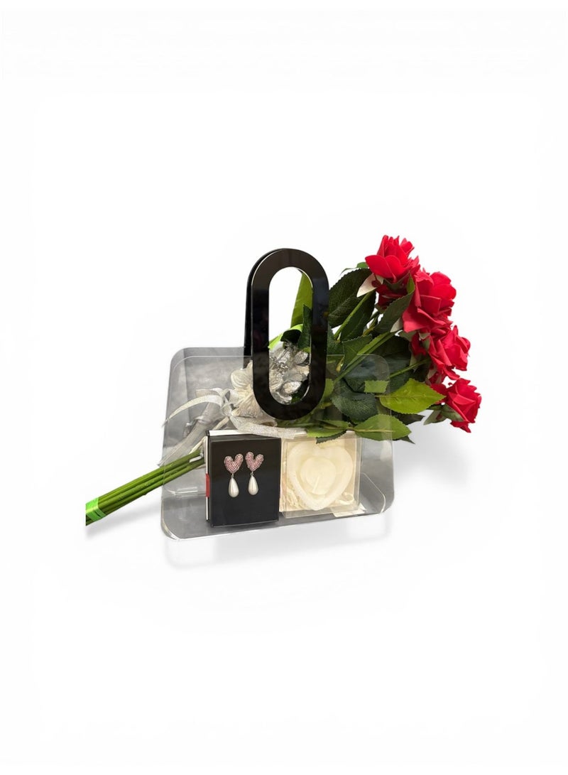 Bouquet luxury acrylic gift box - Image 1