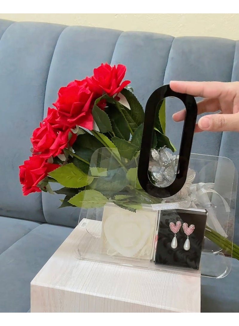 Bouquet luxury acrylic gift box - Image 3