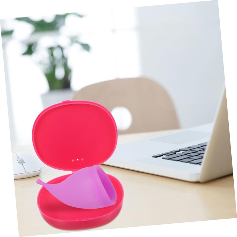 2pcs Portable Breathable Smooth Edge Storage Box For Female Item Daily Replacement - Image 4