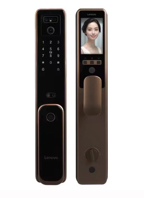 Lenovo Smart Lock Calon suitable for all doors works with fingerprint, password, key and blade and can be controlled through mobile / Model A3