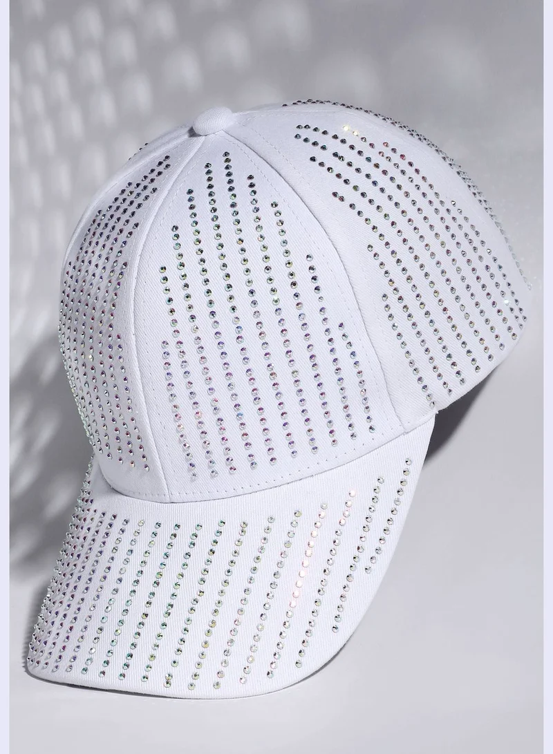 Haute Sauce Casual Solid Polyester Baseball Cap For Women