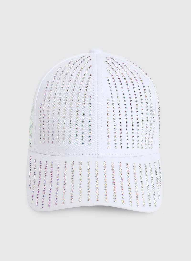 Haute Sauce Casual Solid Polyester Baseball Cap For Women