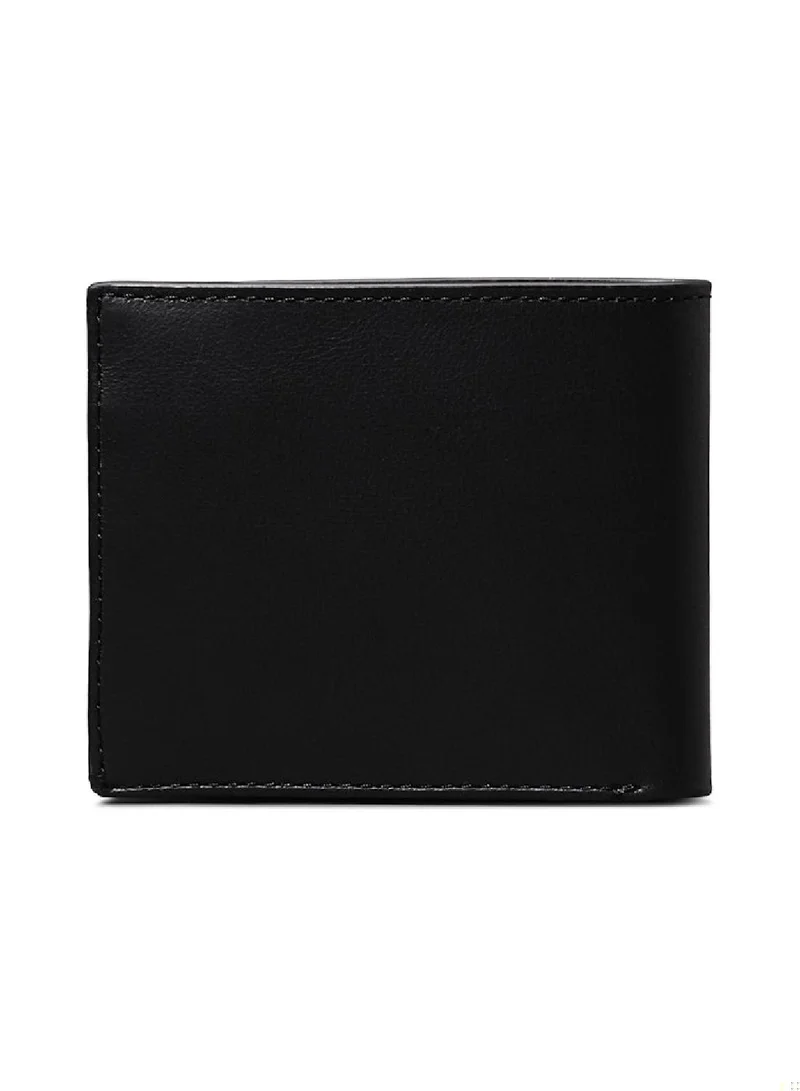 Calvin Klein Jeans Men's Leather Billfold Wallet, Black - Leather