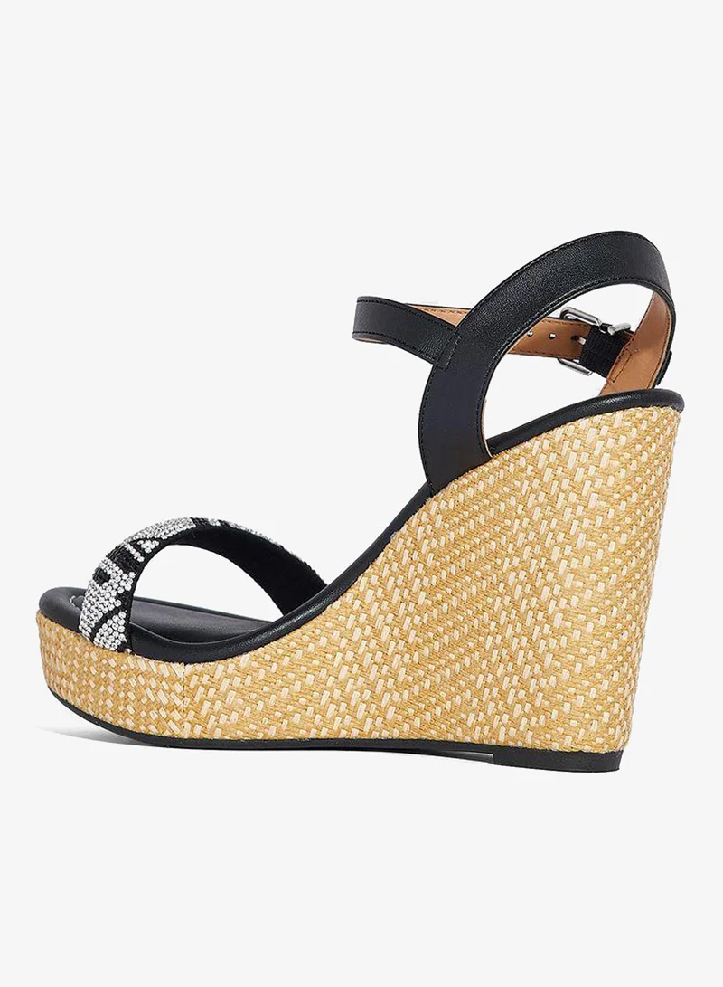 VIZZANO  Ellie Ankle Strap High Heel Wedge Sandals for Women | Best Price UAE