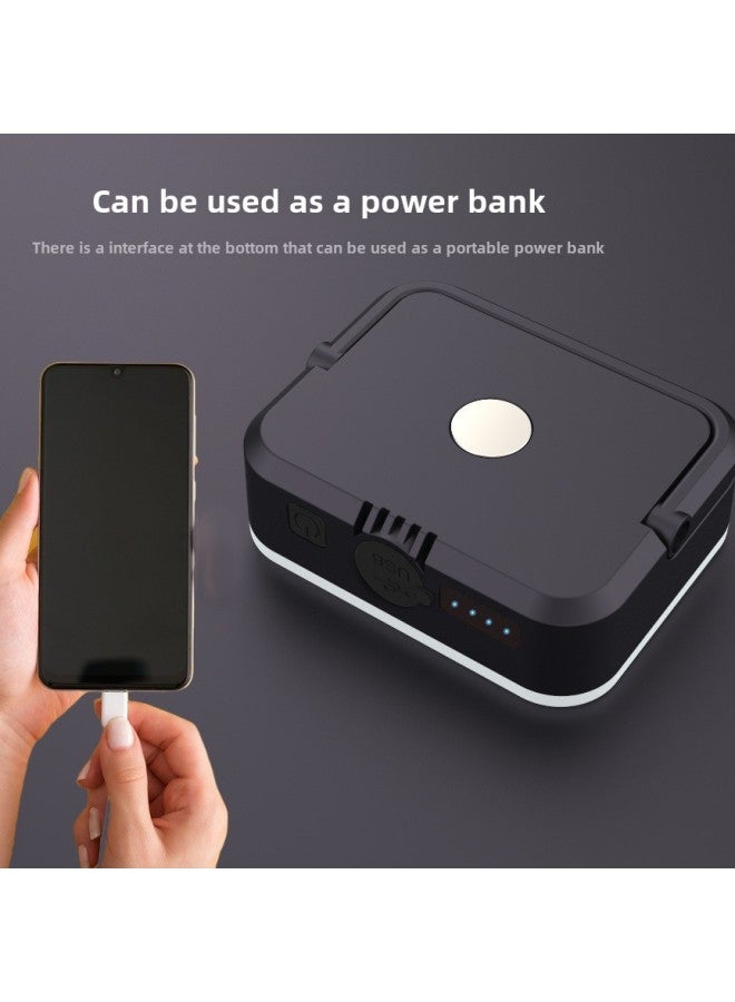 Explosions LED Camping Lamp Tent Lamp Night Market Stall Emergency High Brightness Outdoor Camping Lamp Camp Lamp-Color:【black】 Solar 4000 Mah With Magnetic Suction/free Hook, No Invoicing - Image 3