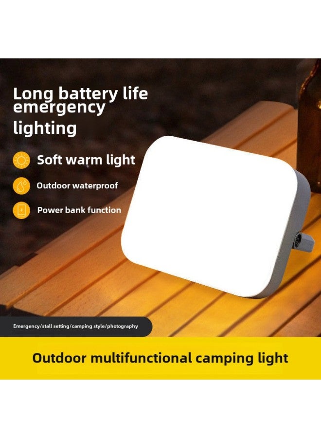 Explosions LED Camping Lamp Tent Lamp Night Market Stall Emergency High Brightness Outdoor Camping Lamp Camp Lamp-Color:【black】 Solar 4000 Mah With Magnetic Suction/free Hook, No Invoicing - Image 2