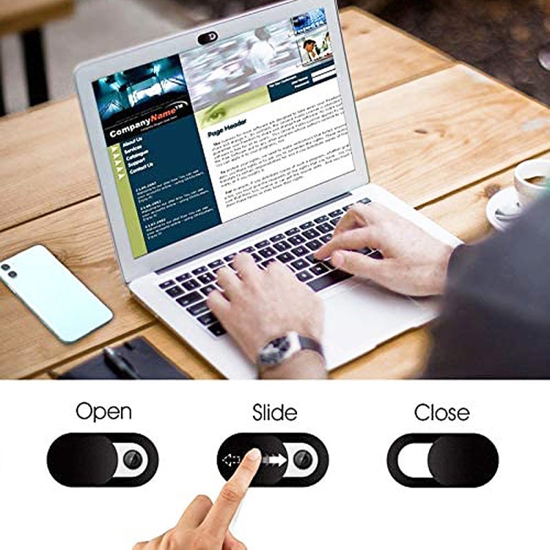 Webcam Cover: 3mm Thin Lightweight ABS Privacy Protector - Removable Adhesive Slider Camera Shield for Laptop PC Tablet Internet Privacy - Image 3
