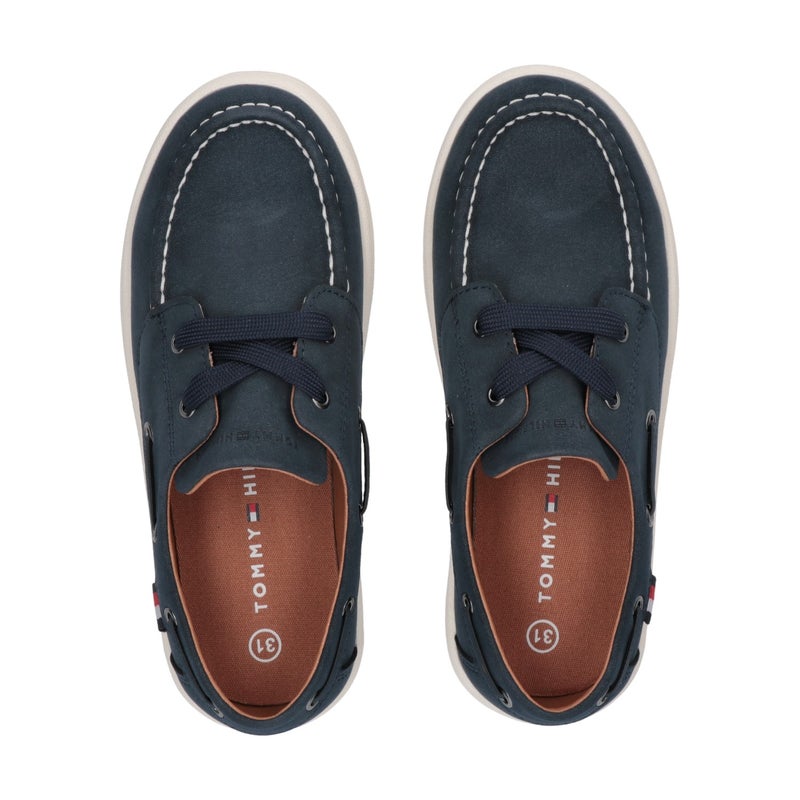 TOMMY HILFIGER Kids Lace Up Low Top Sneakers  - Image 3