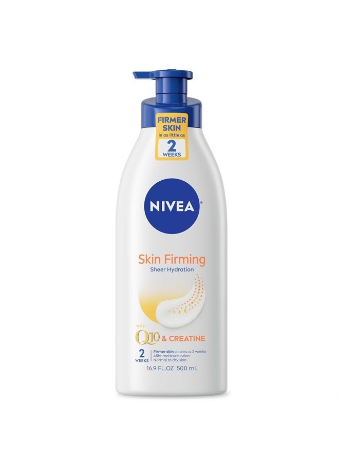 Nivea Skin Firming Hydrating Body Lotion - With Q10 For Normal Skin - 16.9 fl. oz. Pump Bottle - Image 1