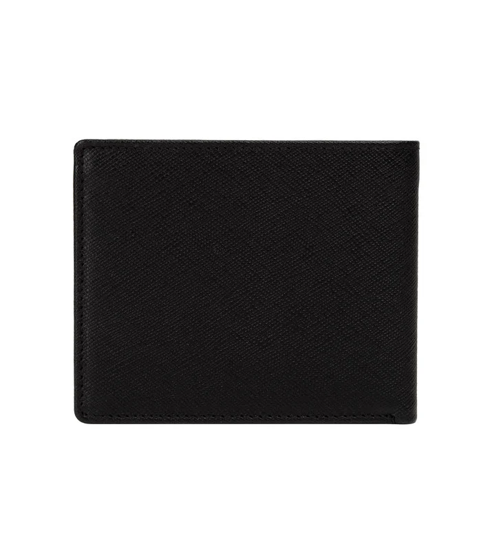 بوليس Police Men's Leather Bifold Wallet - Alex - Black
