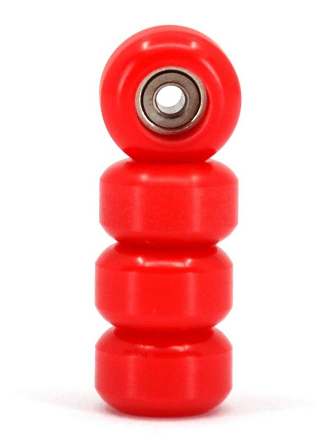 Teak Tuning Prolific Complete Fingerboard With Upgraded Components Pro Board Shape And Size Bearing Wheels Bushings And Trucks 32Mm X 97Mm Handmade Wooden Board Candy Cane Edition - Image 5