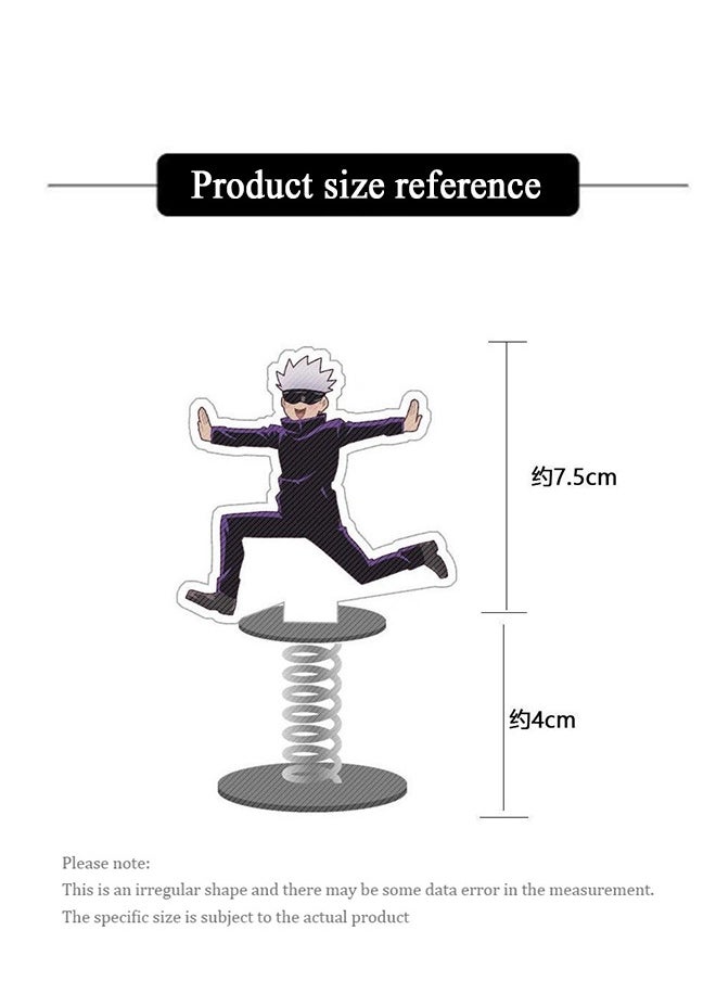 Standing Card Anime Jujutsu Kaisen Figure, Comic Model Game Character Acrylic Statues Relieve Stress with Fun For Great Gift Toys for Anime  Fans  - Image 2