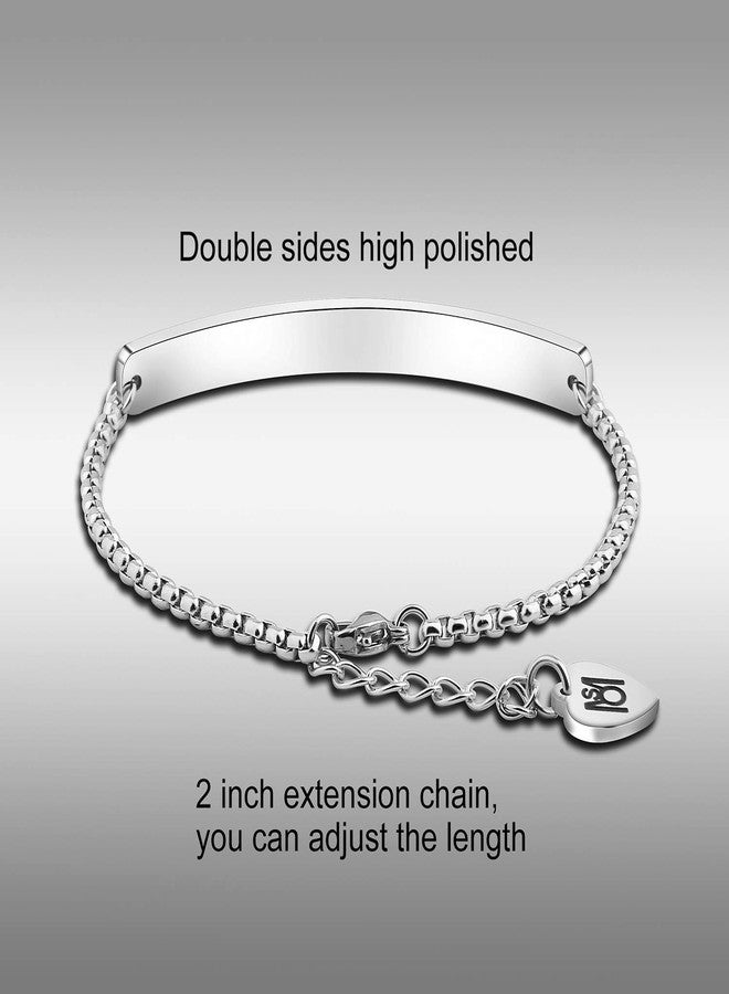 MYOSPARK A Piece of My Heart Is In Heaven Memorial Bracelet Hand stamped Bracelet Loss Memorial Gift (Sliver bracelet) - Image 5