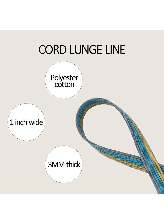 JIAXLTD Lunge Line Polyester Cotton Lunge Line 25 Ft with EVA Stop Equine Lunge Line for Horses with Swivel Bolt Snap - Image 5