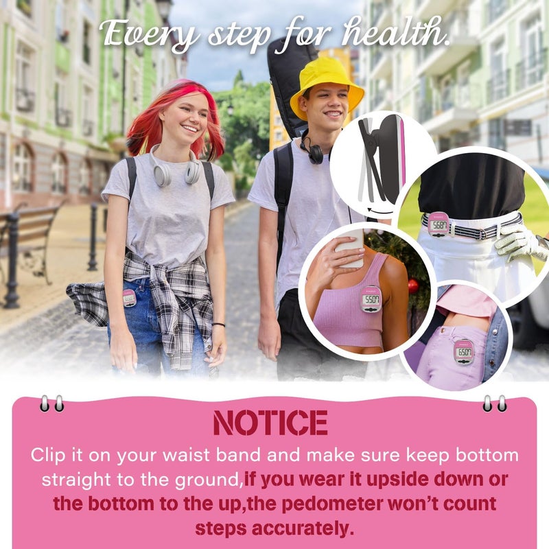 PINGKO Outdoor Multi-Function Portable Sport Pedometer Step/Distance/Calories/Counter - Image 4