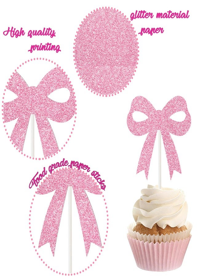 اوموني زينة كب كيك على شكل أحذية أو فيونكات، 24 قطعة، زينة كب كيك لامعة للأولاد أو البنات، فيونكات أحذية، زينة كعك لحفلات الكشف عن جنس المولود بطابع غربي، حفلات استقبال المولود، مستلزمات حفلات أعياد الميلاد للأولاد ورعاة البقر - Image 3