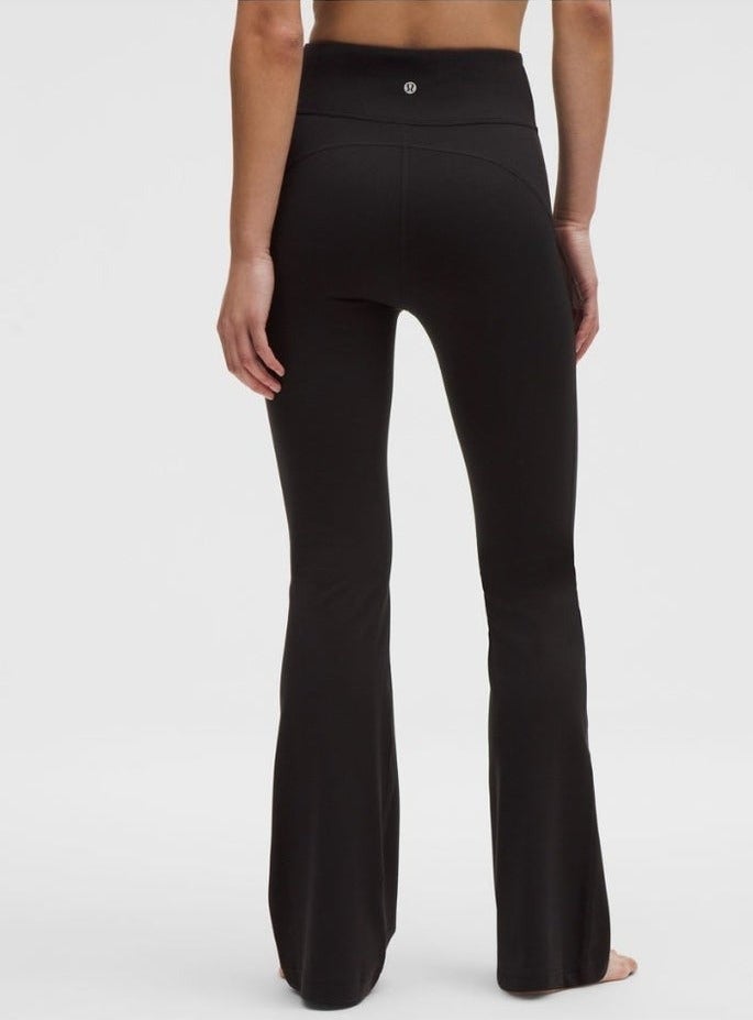 lululemon Groove Women's High-Waisted Flare & Straight Leg Yoga Pants, Ultra-Soft Naked Feel Fabric, Tummy Control & Butt Lifting, Non-See-Through, for Yoga, Workout & Casual Wear - Image 1