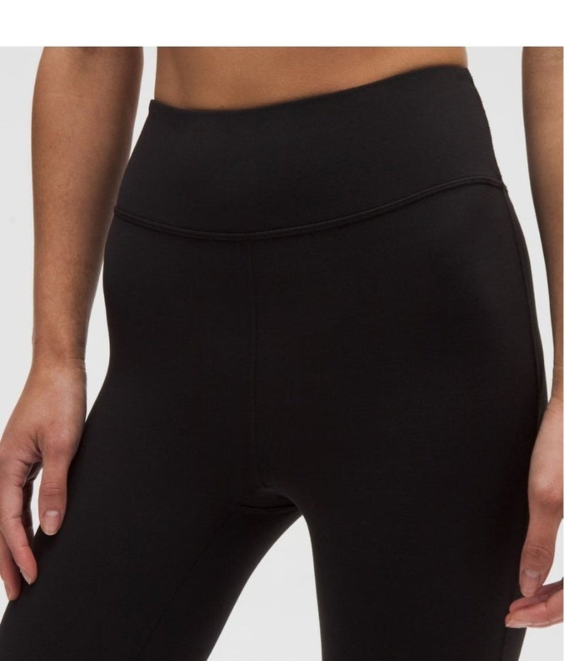 lululemon Groove Women's High-Waisted Flare & Straight Leg Yoga Pants, Ultra-Soft Naked Feel Fabric, Tummy Control & Butt Lifting, Non-See-Through, for Yoga, Workout & Casual Wear - Image 4