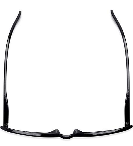 Readers The Brit Cat Eye Reading Glasses, Full Frame for Women +1.25 Black (1 Microfiber Cleaning Pouch Included) - Image 4