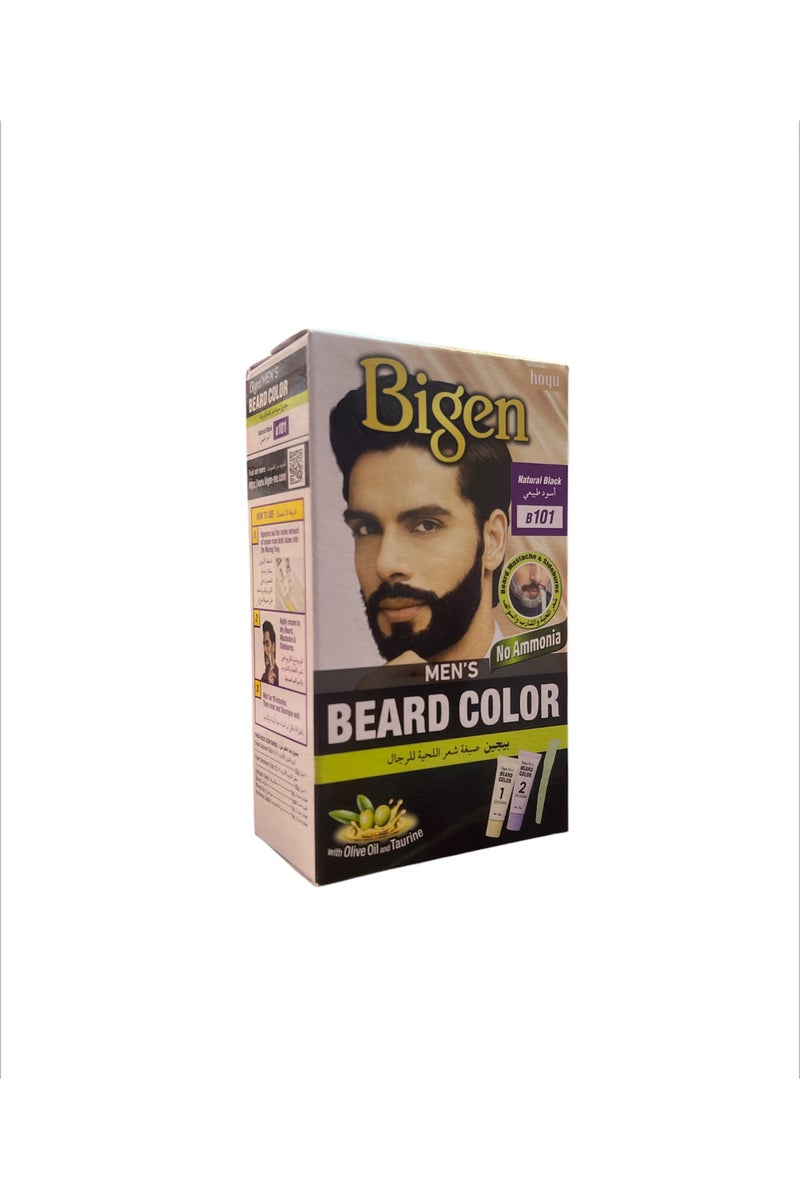 BIGEN MENS BEARD CLR  B101 NAT BLACK 40G