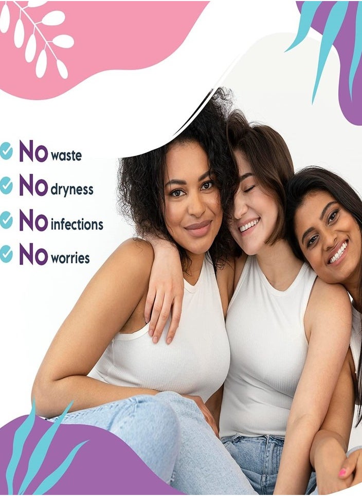 ecoblossom - Pack of 2 Reusable Menstrual Cup  ( 1 Small-1 Large) - Image 1