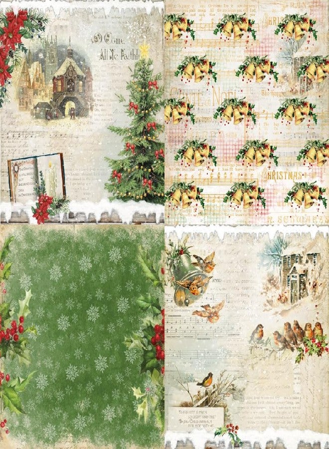 iKammo Christmas Scrapbook Paper Snowman Origami Papers Pad 6×6- Single-Sided Merry Christmas Patterned Craft paper for Kids DIY Cardmaking journaling Scrapbooking Junk Journal Papers. - Image 5