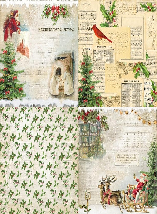 iKammo Christmas Scrapbook Paper Snowman Origami Papers Pad 6×6- Single-Sided Merry Christmas Patterned Craft paper for Kids DIY Cardmaking journaling Scrapbooking Junk Journal Papers. - Image 3