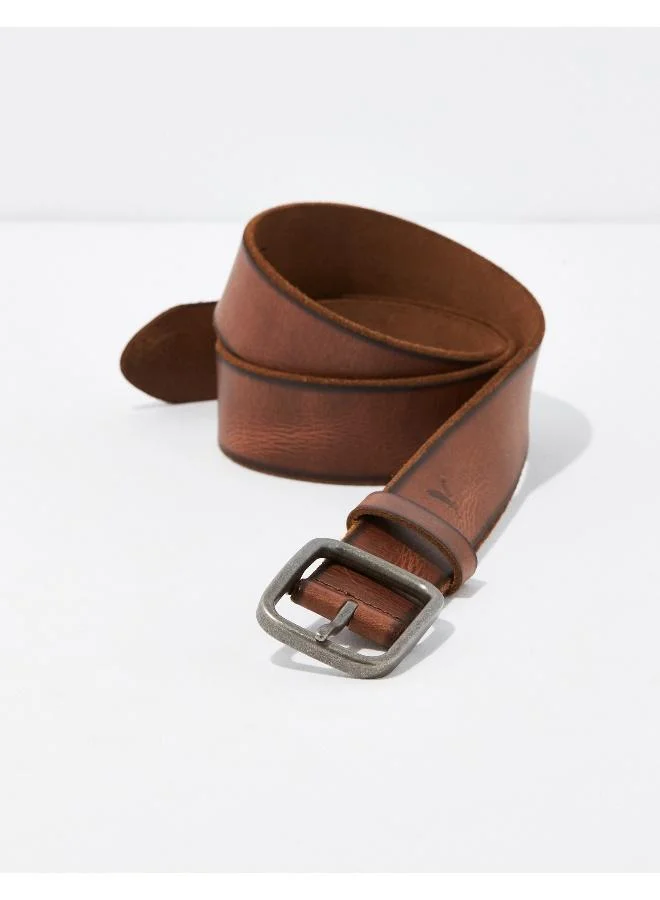 American Eagle Raw Edge Leather Belt