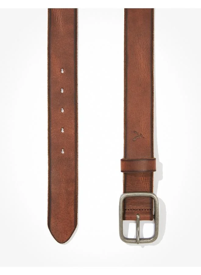 American Eagle Raw Edge Leather Belt