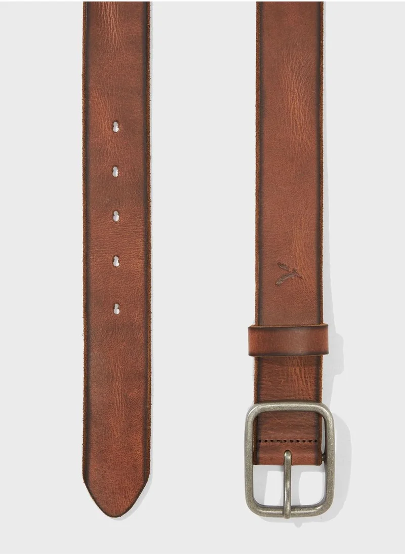 American Eagle Raw Edge Leather Belt